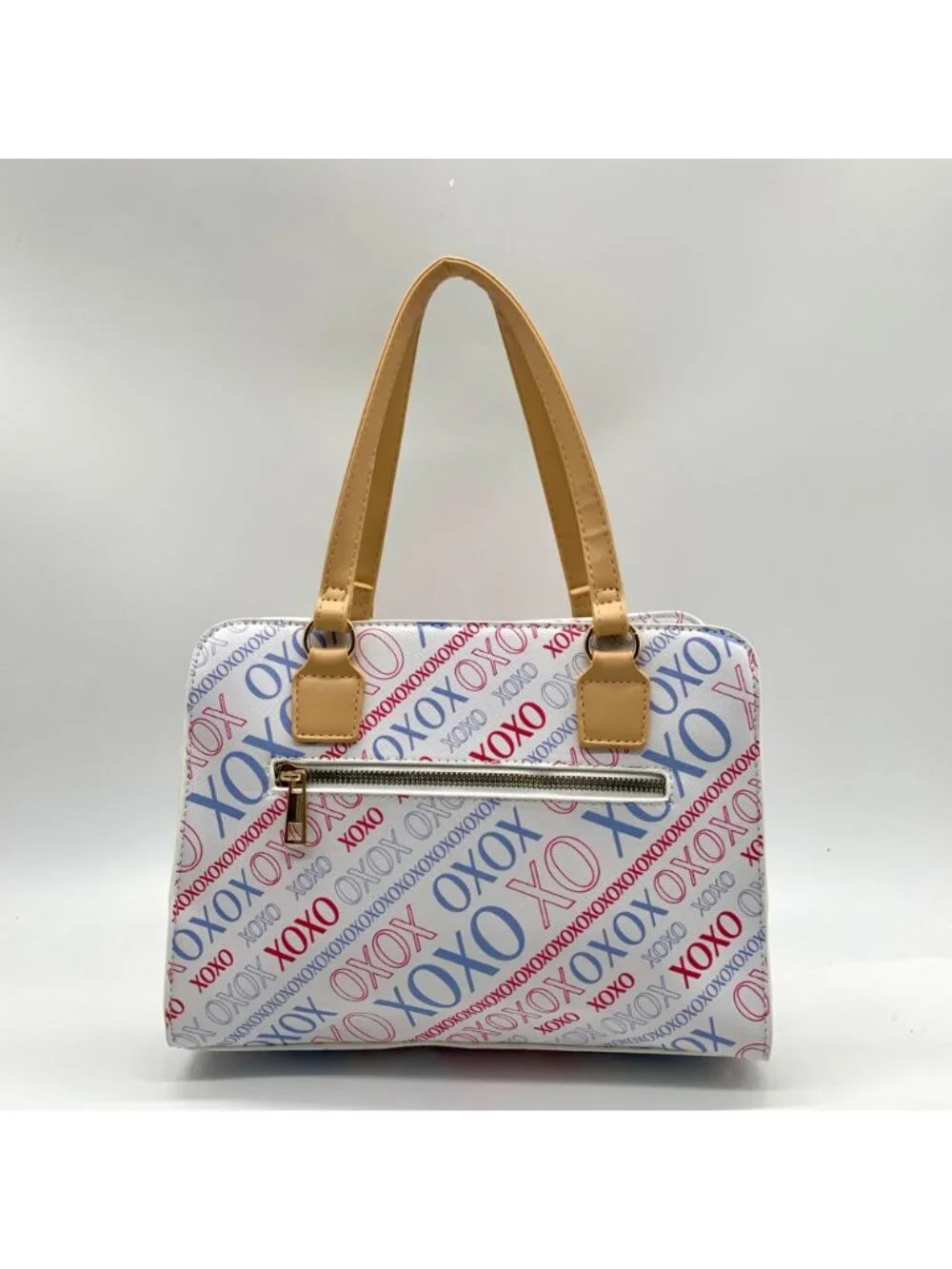 Xoxo White Satchel Bag